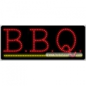 B.B.Q LED Sign (11" x 27" x 1")