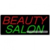 Beauty Salon LED Sign (11" x 27" x 1")