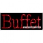 Buffet LED Sign (11" x 27" x 1")