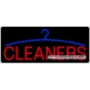 Cleaners, Logo LED Sign (11" x 27" x 1")