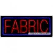 Fabric LED Sign (11" x 27" x 1")
