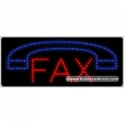 Fax LED Sign (11" x 27" x 1")