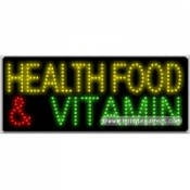 Health Food & Vitamin LED Sign (11