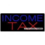 Income Tax LED Sign (11