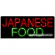 Japanese Food LED Sign (11" x 27" x 1")