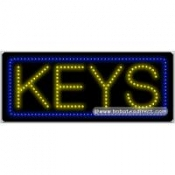 Keys LED Sign (11" x 27" x 1")
