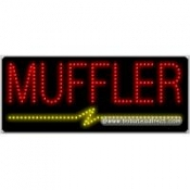 Muffler LED Sign (11" x 27" x 1")