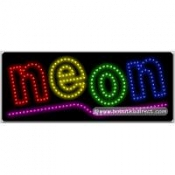 Neon LED Sign (11" x 27" x 1")