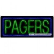 Pagers LED Sign (11" x 27" x 1")