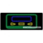 Pager Logo LED Sign (11" x 27" x 1")