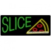 Slice, Logo LED Sign (11" x 27" x 1")