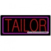 Tailor LED Sign (11" x 27" x 1")