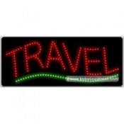 Travel LED Sign (11" x 27" x 1")