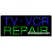 TV, VCR Repair LED Sign (11