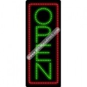 Open (vertical) LED Sign (11" x 27" x 1")