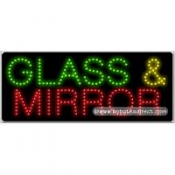 Glass & Mirror LED Sign (11