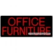 Office Furniture LED Sign (11" x 27" x 1")