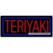 Teriyaki LED Sign (11" x 27" x 1")