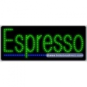 Espresso LED Sign (11