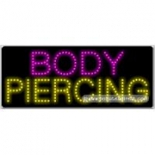 Body Piercing LED Sign (11