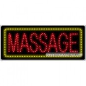 Massage LED Sign (11" x 27" x 1")