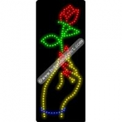 Nails Logo (vertical) LED Sign (11