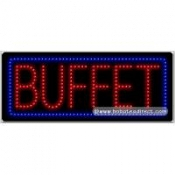 Buffet LED Sign (11" x 27" x 1")