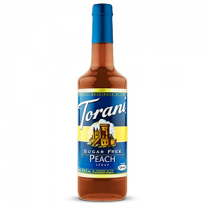 Torani Sugar Free Peach Syrup 750mL