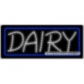 Dairy LED Sign (11" x 27" x 1")