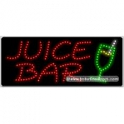 Juice Bar, Logo LED Sign (11" x 27" x 1")