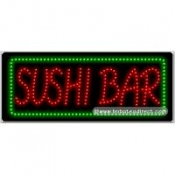 Sushi Bar LED Sign (11" x 27" x 1")