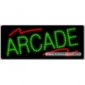 Arcade LED Sign (11" x 27" x 1")