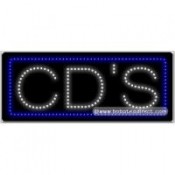 CD's LED Sign (11" x 27" x 1")