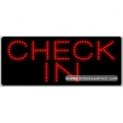 Check In LED Sign (11