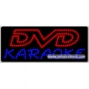 DVD Karaoke LED Sign (11" x 27" x 1")