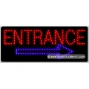 Entrance LED Sign (11" x 27" x 1")