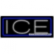 Ice LED Sign (11" x 27" x 1")