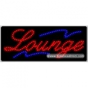 Lounge LED Sign (11" x 27" x 1")