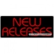 New Releases LED Sign (11" x 27" x 1")