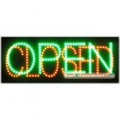 Open Closed LED Sign (11" x 27" x 1")