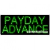 Payday advance LED Sign (11" x 27" x 1")