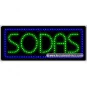 Sodas LED Sign (11" x 27" x 1")