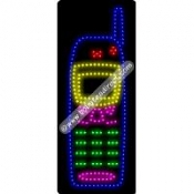 Cellular Logo (vertical) LED Sign (27" x 11" x 1")