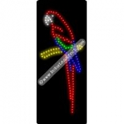 Bird Logo (vertical) LED Sign (27