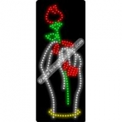 Nails Logo (vertical) LED Sign (27