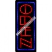 Open (vertical) LED Sign (27" x 11" x 1")