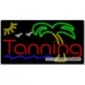 Tanning LED Sign (17" x 32" x 1")