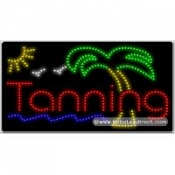 Tanning LED Sign (17" x 32" x 1")