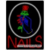 Nails LED Sign (26