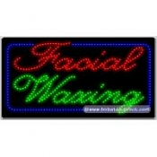 Facial Waxing LED Sign (17